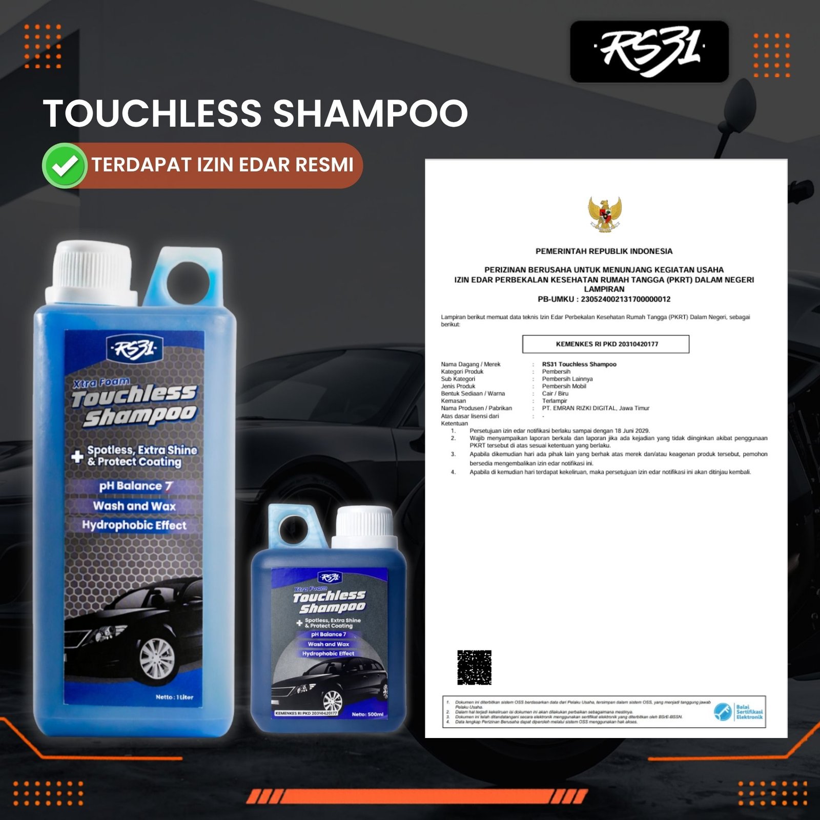 Touchless Shampoo - Sabun Cuci Kendaraan Minim Sentuh - Gambar 7