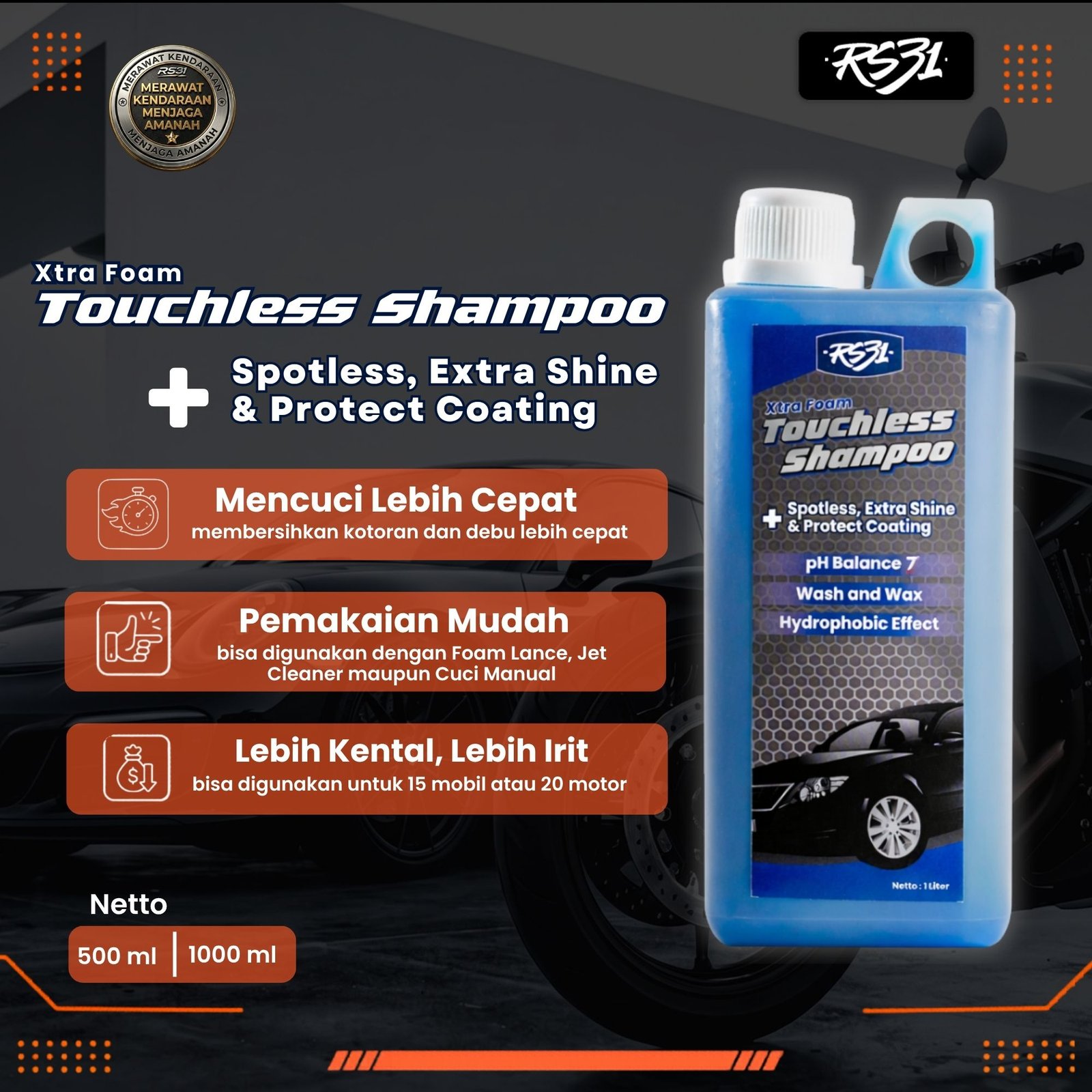 Touchless Shampoo - Sabun Cuci Kendaraan Minim Sentuh - Gambar 8