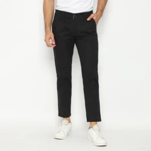 Long Chino Pants Black - Celana Chino Warna Hitam Panjang