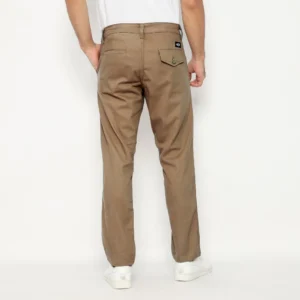 Long Chino Pants Khaki - Celana Chino Warna Khaki Panjang - Gambar 3