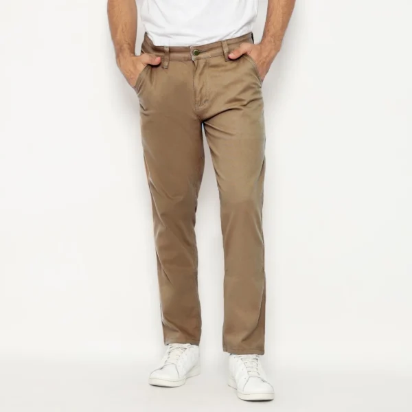 Long Chino Pants Khaki - Celana Chino Warna Khaki Panjang