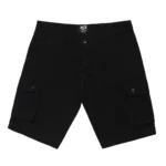 Short Cargo Pants Black - Celana Cargo Pendek Warna Hitam