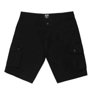 Short Cargo Pants Black - Celana Cargo Pendek Warna Hitam
