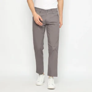 Long Chino Pants Grey - Celana Chino Warna Abu-abu Panjang