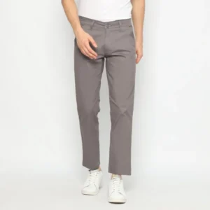 Long Chino Pants Grey - Celana Chino Warna Abu-abu Panjang