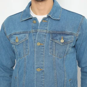 Jacket Jeans Light Blue - Gambar 4