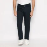 Long Chino Pants Navy - Celana Chino Warna Navi/Biru Dongker Panjang