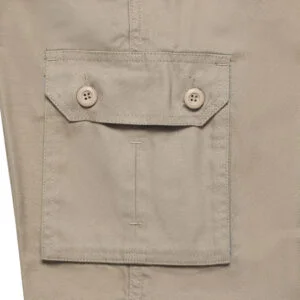 Short Cargo Pants Khaki - Celana Cargo Pendek Warna Khaki - Gambar 5