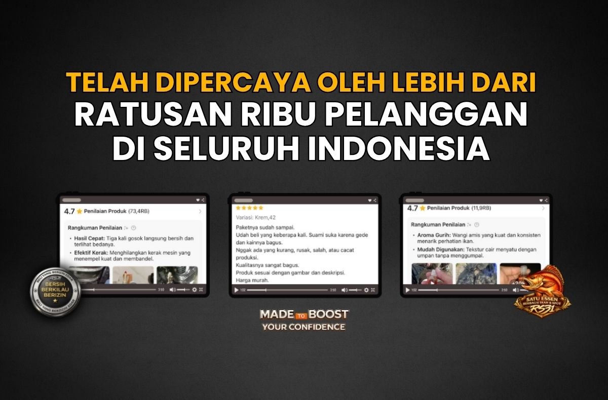 Telah dipercaya oleh ratusan ribu pelanggan di seluruh Indonesia